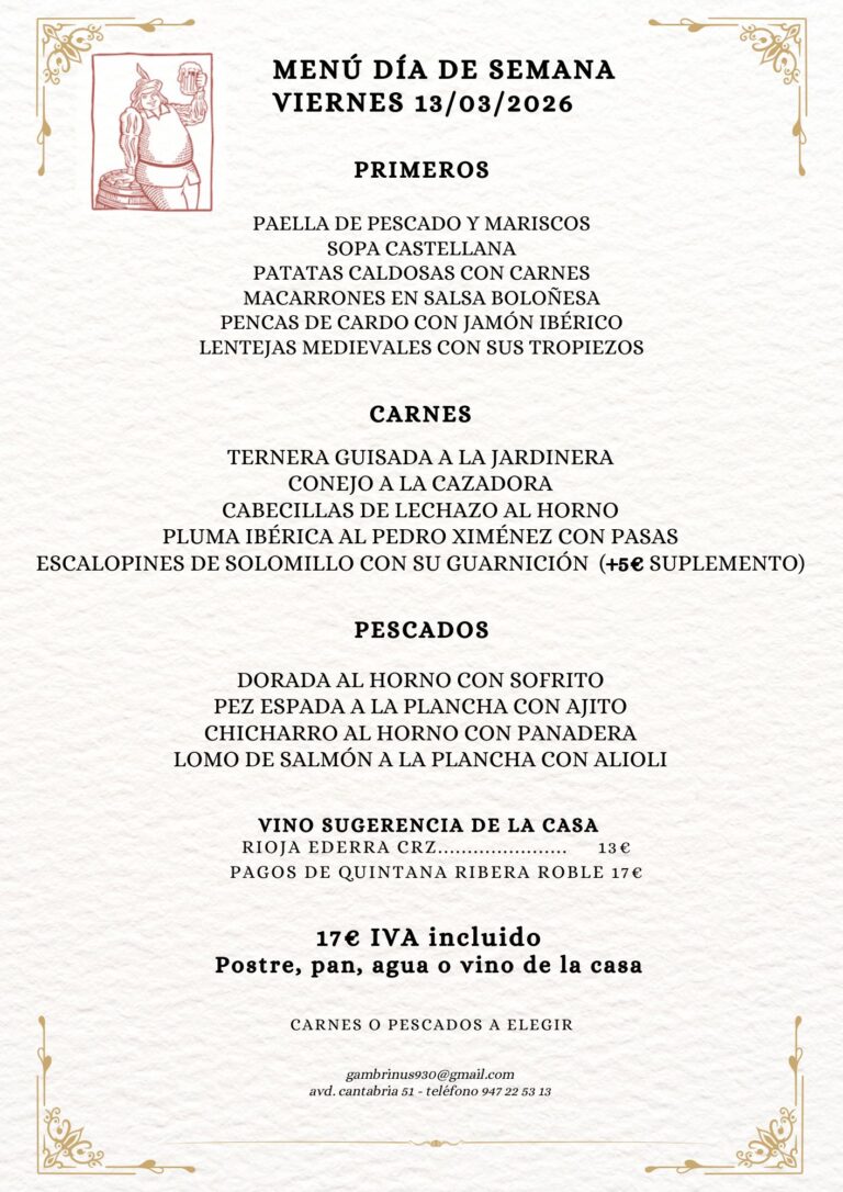 Menu Diario 7